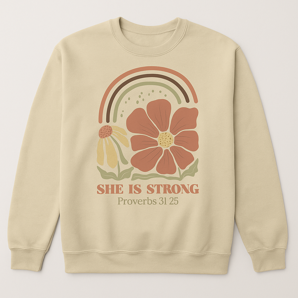 She Is Strong Crewneck