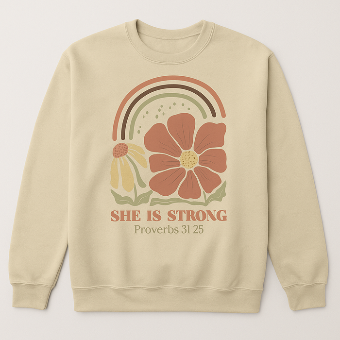 She Is Strong Crewneck