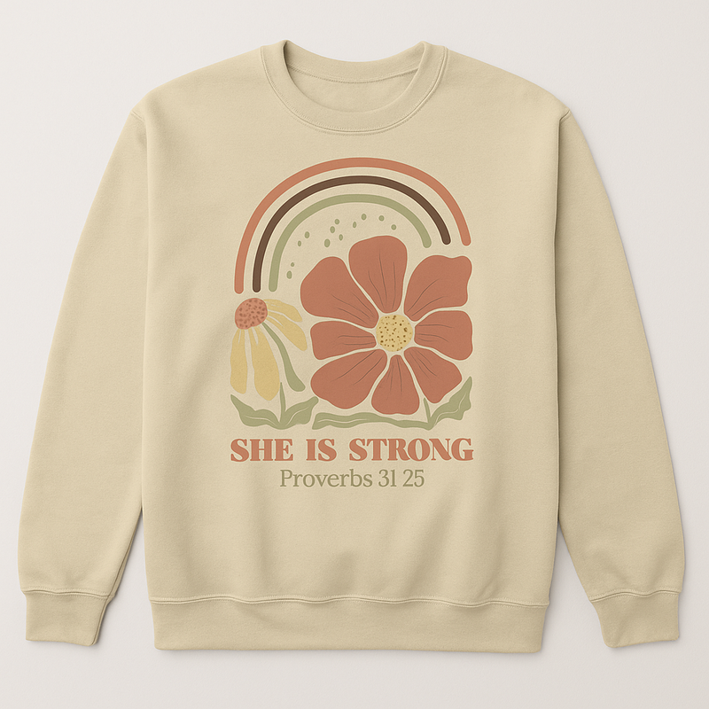 She Is Strong Crewneck